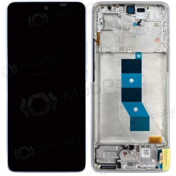 Xiaomi Poco M7 Pro 5G scherm (Purper) (met een frame) (origineel)