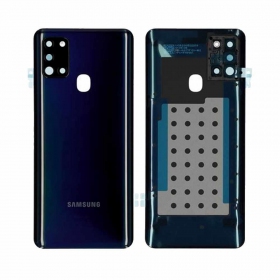 Samsung A217 Galaxy A21s 2020 achterkant (zwart) (gebruikt grade B, origineel)