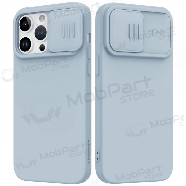 Apple iPhone 15 Pro hoesje „Nillkin Silicone“ (grijs)