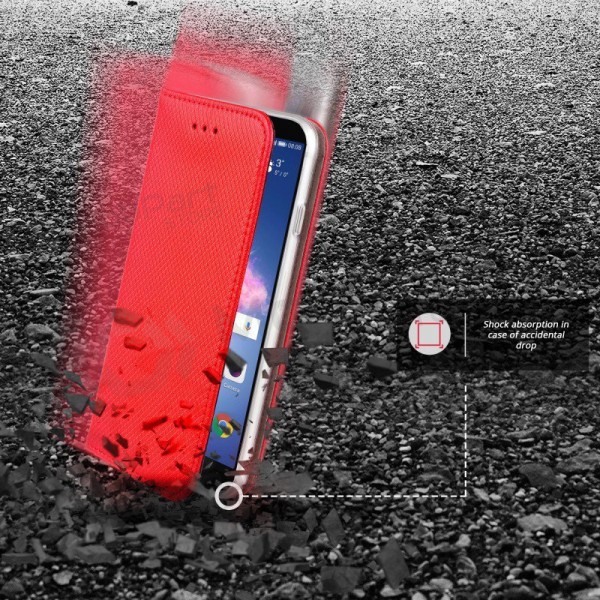 Xiaomi Redmi A5, Poco C71 (173,45x79,35x8,45) hoesje - Smart Magnet (rood)