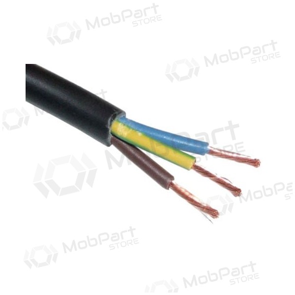 Flexibele kabel Lietkabelis OMY 3x1.0 mm² koperen PVC 100 m rol