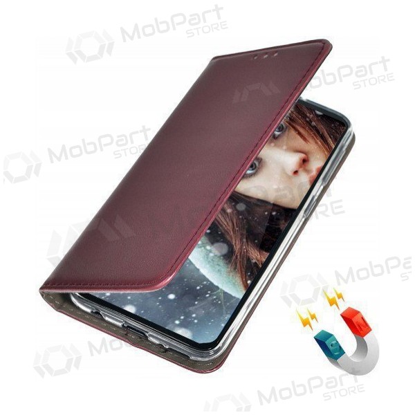 Xiaomi Redmi A5, Poco C71 (173,45x79,35x8,45) hoesje - Smart Magnetic (bordeaux)