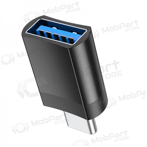 USB-C adapter Hoco UA17 USB-C naar USB-A zwart