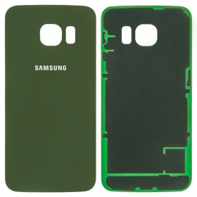 Samsung G925F Galaxy S6 Edge achterkant (Green Emerald) (service pack) (origineel)