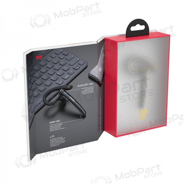 Bluetooth handsfree headset Hoco S19 Bluetooth zwart