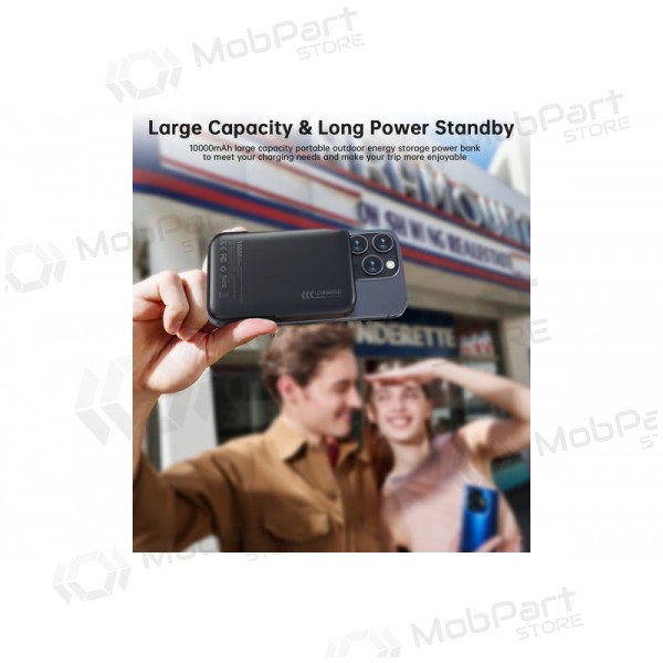 Externe batterij Power Bank Choetech B743 15W Magsafe 10000mAh zwart