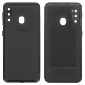 Samsung A202 Galaxy A20e 2019 achterkant (zwart) (gebruikt grade A, origineel)