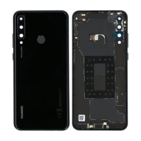 Huawei Y6p 2020 achterkant (Midnight Black) (gebruikt grade C, origineel)