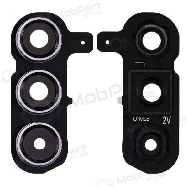 Samsung Galaxy S24+ camera glas (met een frame) (zwart)