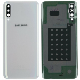 Samsung A705 Galaxy A70 2019 achterkant (wit) (gebruikt grade C, origineel)