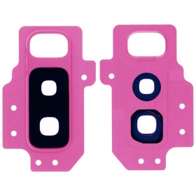 Samsung G965 Galaxy S9 Plus camera glas (rood)