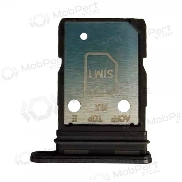 SIM-kaarthouder Samsung A366 A36 5G Awesome Black origineel (service pack)