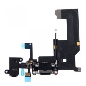 Apple iPhone 5 oplaadconnector en microfoon (zwart)