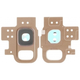 Samsung G960 Galaxy S9 camera glas (gouden)