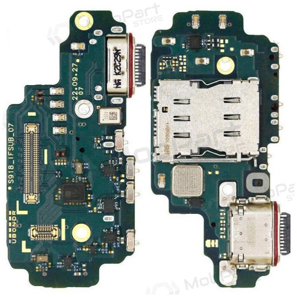 Samsung S911 Galaxy S23 oplaadconnector en microfoon (service pack) (origineel)