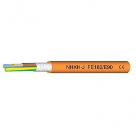 Voedingskabel Eupen NHXH FE-180/E90 4x1.5 mm² koper LSZH 1 kV