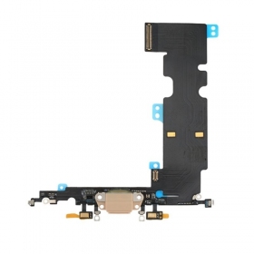 Apple iPhone 8 Plus oplaadconnector en microfoon (gouden) (gebruikt, origineel)