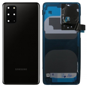 Samsung G985 / G986 Galaxy S20 Plus achterkant zwart (Cosmic Black) (service pack) (origineel)