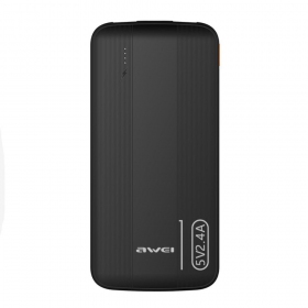 Externe batterij Power Bank Awei P20K 5V/2.4A 10000mAh zwart