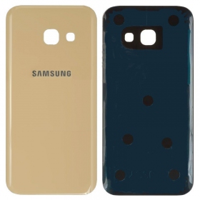 Samsung A320 Galaxy A3 2017 achterkant (gouden) (gebruikt grade B, origineel)