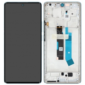 Xiaomi Redmi Note 14 Pro 4G scherm (blauw) (met een frame) (origineel)