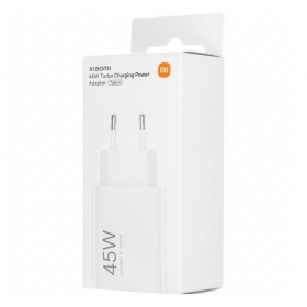 Telefoonoplader Xiaomi turbo charging power adapter BHR07SLEU 45 W USB-A PD wit.