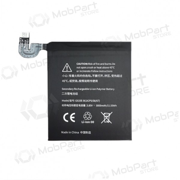 GOOGLE Pixel 3A batterij / accu (3000mAh)