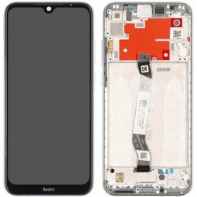 Xiaomi Redmi Note 8T scherm (wit) (met een frame) (origineel)