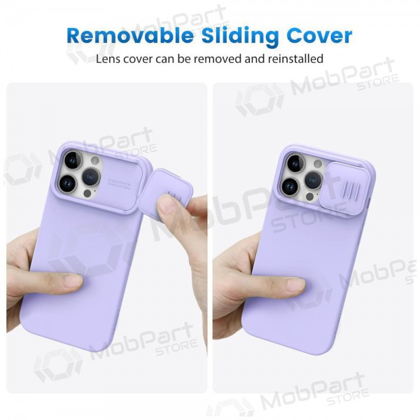 Apple iPhone 14 Pro hoesje „Nillkin Silicone“ (šviesiai Purper)