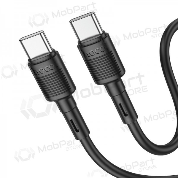 USB kabel Hoco X83 60W Type-C to Type-C 1.0m zwart