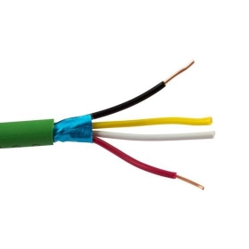 Voedingskabel EIB HCHM 2x2x0.8 mm² koperen LSZH CPR Cca.