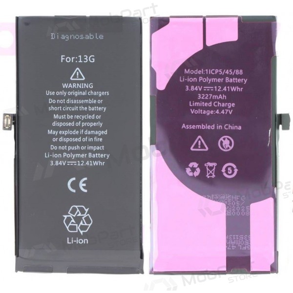 Apple iPhone 13 batterij, akumuliatorius (Self-Diagnosable) (Premium)
