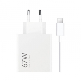 Telefoonoplader Xiaomi HyperCharge Combo BHR9465EU 67 W USB-A USB-C wit