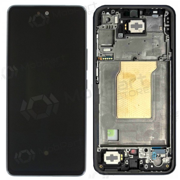 Samsung Galaxy A35 5G scherm (zwart) (met een frame) (refurbished)