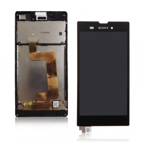 Sony D5103 Xperia T3 scherm (zwart) (met een frame) (service pack) (origineel)