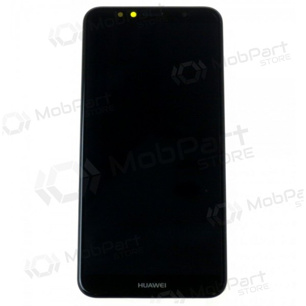 Huawei Y6 2018 / Y6 Prime 2018 scherm (zwart) (met een frame en batterij) (service pack) (origineel)