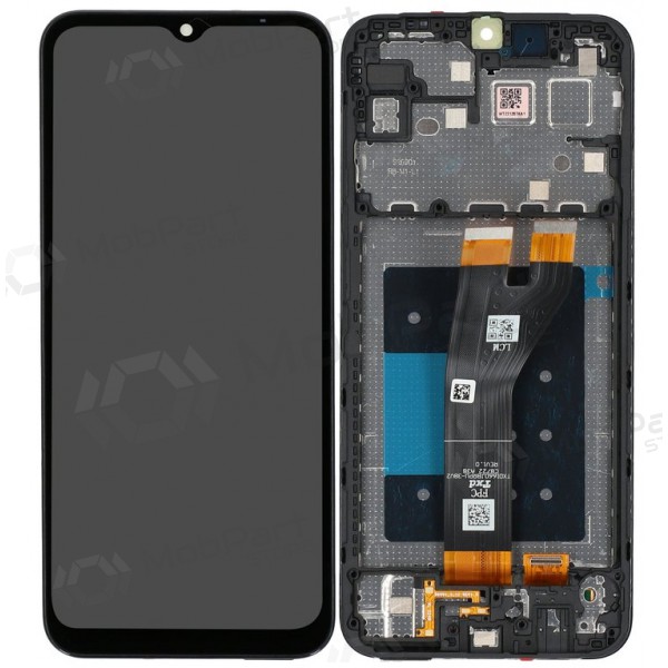 Ekranas Samsung A146 A14 5G 2023 su lietimui jautriu stikliuku en rėmeliu Black origineel