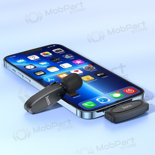 Microfoon Hoco L15 Lightning zwart