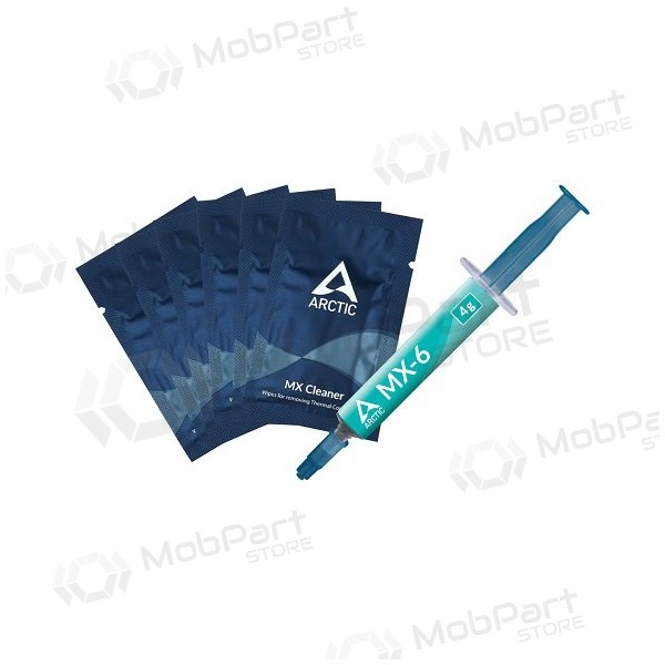 Koelpasta ARCTIC MX-6, 4g  su 6stuks. MX šluostėm