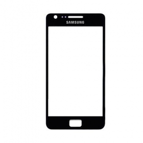 Samsung i9100 Galaxy S2 Scherm glas (zwart) (for screen refurbishing)