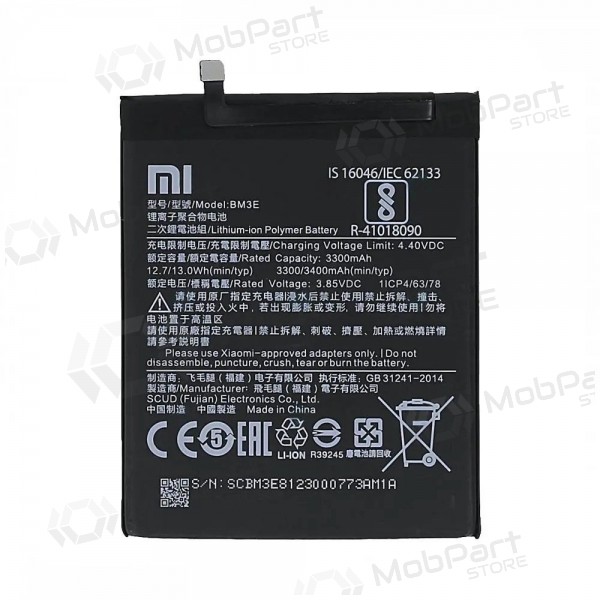Akumuliatorius origineel Xiaomi Mi 8 3300mAh BM3E (service pack)