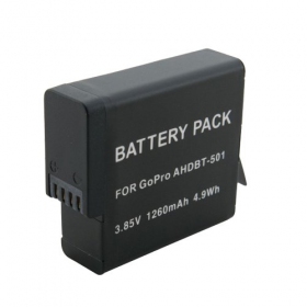 GoPro AHDB-501 batterij / accu (1260mAh)