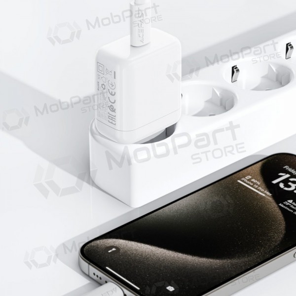 Lader Acefast A130 20W USB-C wit