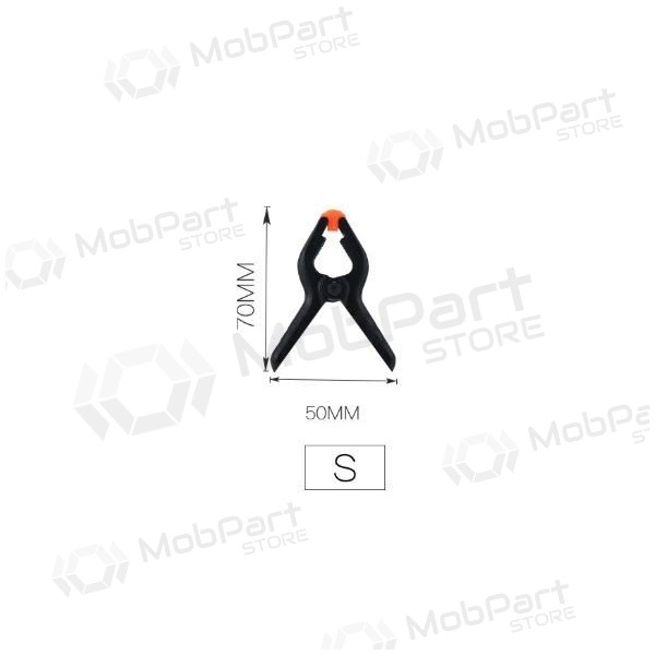 Plastic clip BST-310A (S maat)