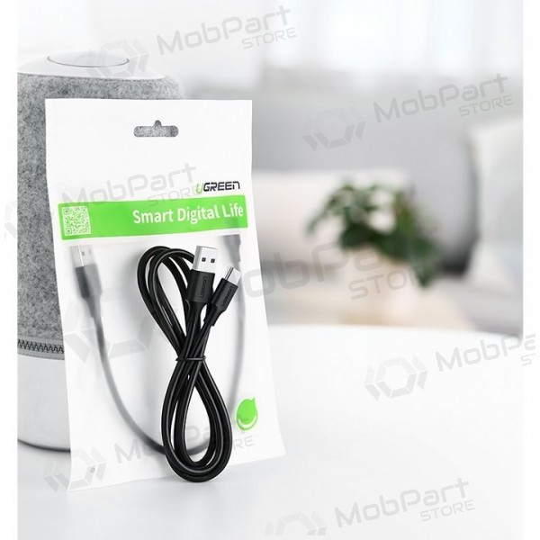 USB kabel Ugreen US287 USB to USB-C 3A 1.5m zwart