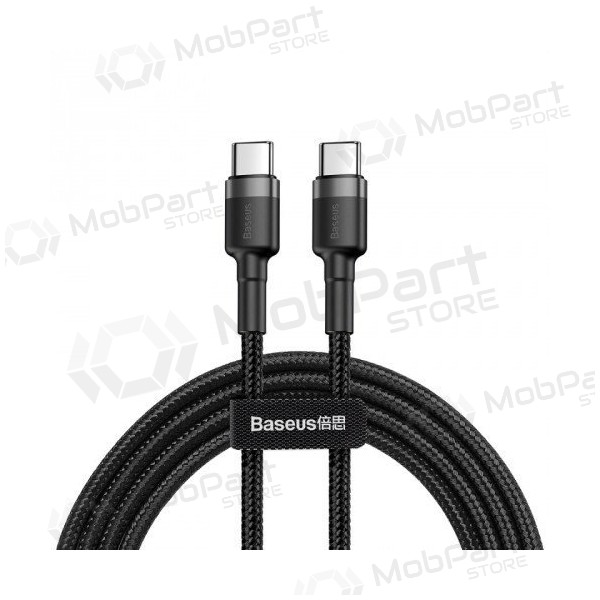 Kabel Baseus Cafule PD Type-C - Type-C 3.0A 60W (grijs-zwart) 1.0m CATKLF-GG1