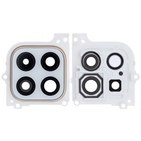 Samsung A226 Galaxy A22 5G camera glas (wit) (met een frame)