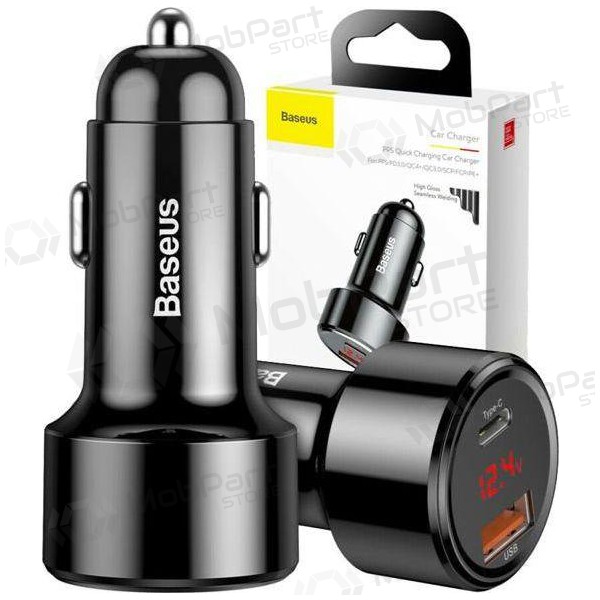 Lader automobilinis Baseus Series x 2 USB Quick Charge 45W CCMLC20C-01 (zwart)