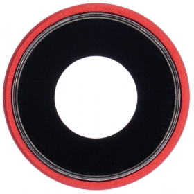 Apple iPhone XR camera glas (rood) (met een frame)