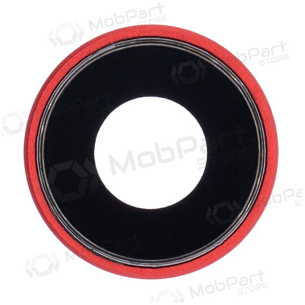 Apple iPhone XR camera glas (rood) (met een frame)